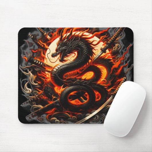 Dragon Mousepad (Mit Mouse)