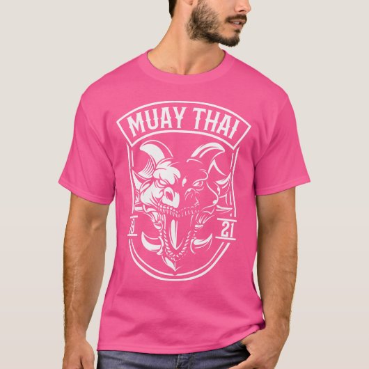 Dragon Muay Thai Boxing Kickboxing T-Shirt (Vorderseite)