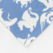 Dragon muster 01.bx4 Blue BG Fleecedecke (Ecke)