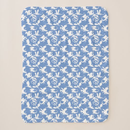 Dragon muster 01.bx4 Blue BG Sherpadecke (Vorderseite)