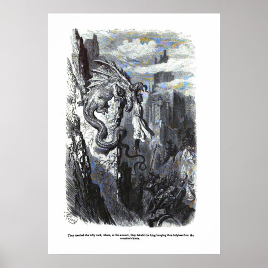 Dragon Myth Poster Gustave Dore (Vorne)