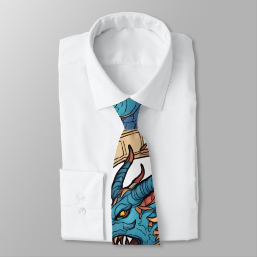 Dragon Necktie Krawatte (Gebunden)