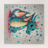 Dragon niedlich puzzle (Horizontal)