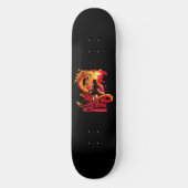 Dragon Ninja Girl Skateboard Deck (Vorderseite)