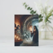 Dragon Nun Horror Postkarte (Stehend Vorderseite)