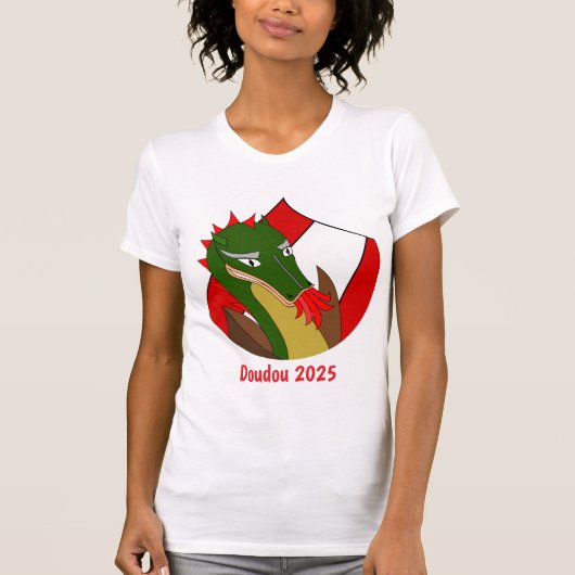 Dragon of Doudou 2025 in Mons, Belgien T-Shirt (Vorderseite)