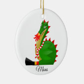 Dragon of Doudou ducasse, Belgien Keramik Ornament (Rechts)