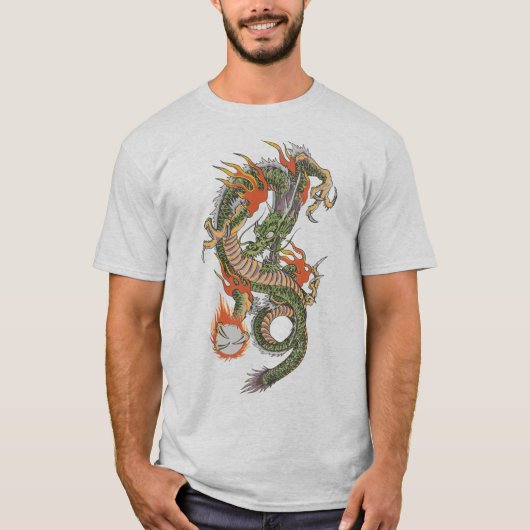 Dragon of Fire and Power T-Shirt (Vorderseite)