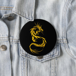 Dragon of Gold Button
