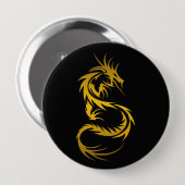 Dragon of Gold Button (Vorne & Hinten)