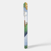 "Dragon of Summer" Blume und Blätter Fantasy Art Case-Mate iPhone Hülle (Rückseite / Links)
