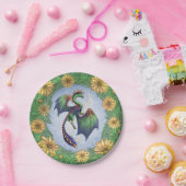 Dragon of Summer Nature Fantasy Art Pappteller (Party)