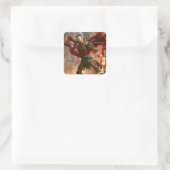 Dragon of the Desert Epic Fantasy Art Sticker (Tasche)