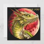 Dragon on Bloody Dankeskarte (Vorderseite)