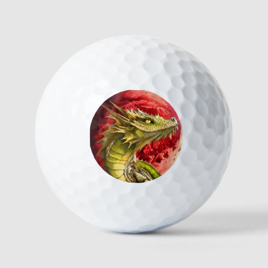 Dragon on Bloody Golfball (Vorderseite)