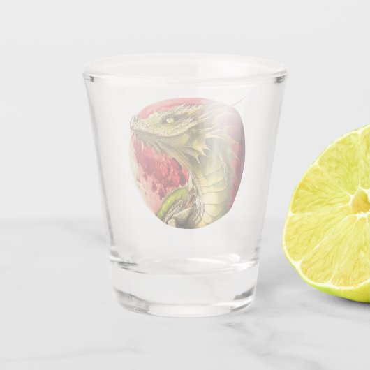 Dragon on Bloody Schnapsglas (Rückseite)