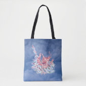 Dragon on Blue Sky Tasche (Vorderseite)