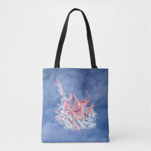 Dragon on Blue Sky Tasche