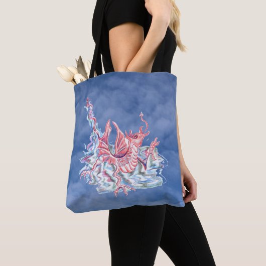 Dragon on Blue Sky Tasche (Von Nahem)