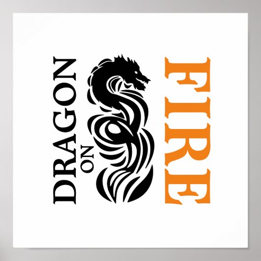 Dragon on Fire Poster (Vorne)