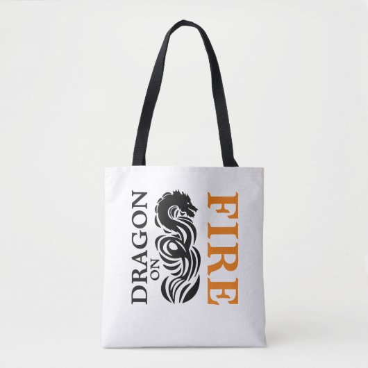 Dragon on Fire Tasche (Vorderseite)