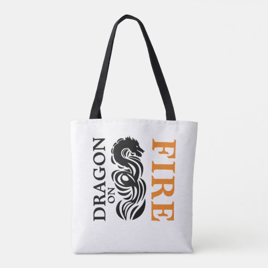 Dragon on Fire Tasche (Rückseite)