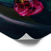 Dragon Orchid Fee ART DRINT Dragonling Großauge Poster (Ecke)