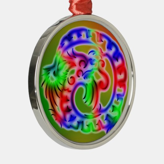 Dragon Ornament Aus Metall (Rechts)