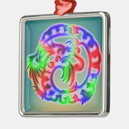 Dragon Ornament Aus Metall (Links)