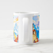 Dragon Over Village Coffee Tasse (Rückseite)