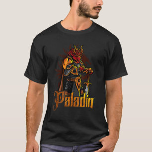 Dragon Paladin Roleplay D20 Rpg Tabletop Gamer T-Shirt