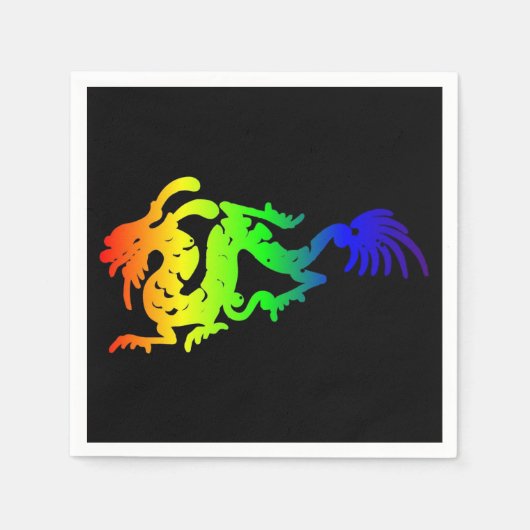 Dragon Paper Napkin Serviette (Vorderseite)