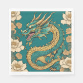 Dragon Paper Napkin Serviette (Vorderseite)