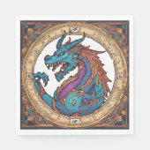 Dragon Paper Napkin Serviette (Vorderseite)