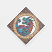 Dragon Paper Napkin Serviette (Ecke)
