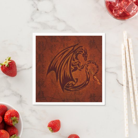 Dragon Paper Napkins Serviette (Beispiel)