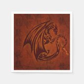 Dragon Paper Napkins Serviette (Vorderseite)