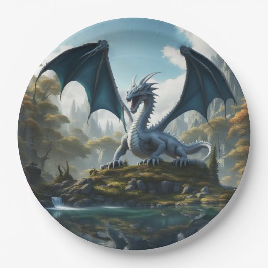 Dragon Pappteller (Vorderseite)