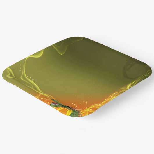 Dragon Pappteller (Gewinkelt)