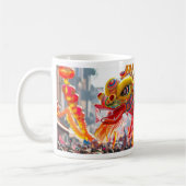 Dragon Parade - Design 1 Kaffeetasse (Links)