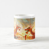 Dragon Parade - Design 2 Kaffeetasse (Mittel)