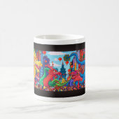 Dragon Parade - Design 3 Kaffeetasse (Mittel)
