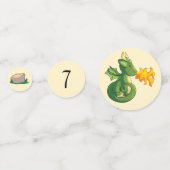 Dragon Party Confetti Tischdekor Konfetti (Rückseiten)