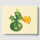 Dragon Party Guest Book Gästebuch (Rückseite)