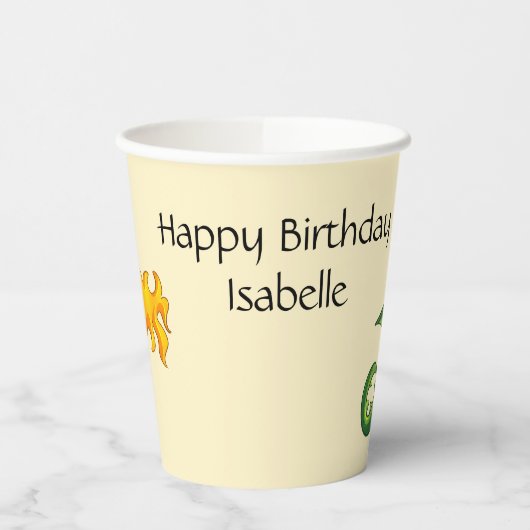 Dragon Party Pappbecher (Links)