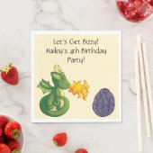 Dragon Party Personalisiert Napkins Serviette (Beispiel)
