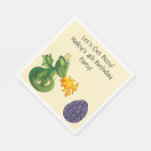 Dragon Party Personalisiert Napkins Serviette (Ecke)