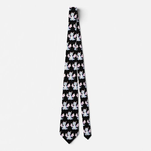 Dragon Pattern Neck Tie Krawatte (Vorderseite)