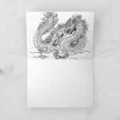 Dragon Pearl Feiertagskarte (Innenseite)