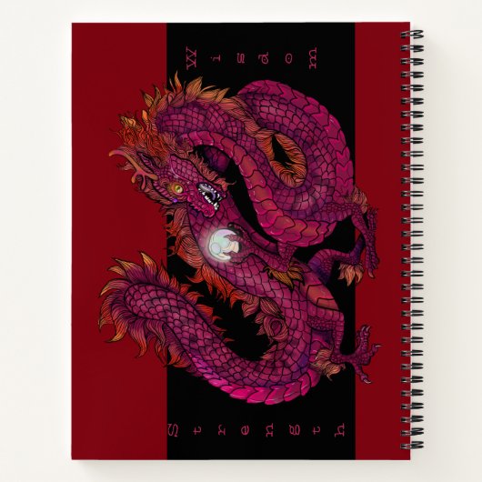 Dragon Pearl Sketchbook Notizblock (Rückseite)